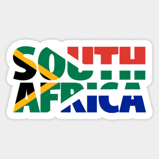 South Africa Roots With South African Flag Sticker